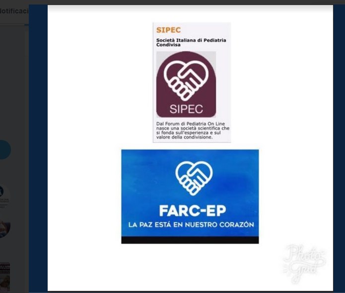 El logo del que se pegó el argentino que diseñó la nueva imagen de las  Farc