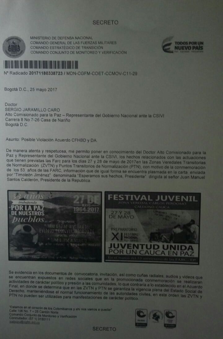  - El general Florez metió la bota