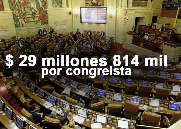 Los congresistas en Colombia tienen el cuarto sueldo más alto de Latinoamérica