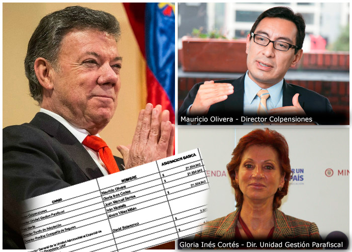 Cuánto gana Santos y los funcionarios mejor pagados del gobierno