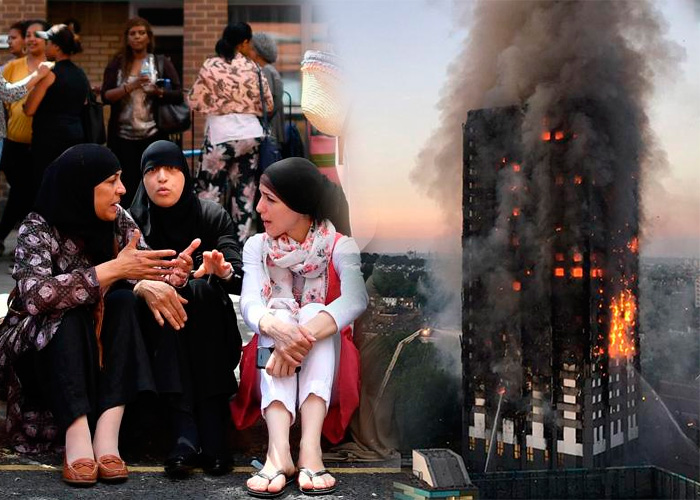 Los 'odiados' musulmanes que salvaron a 200 personas en el incendio de Londres