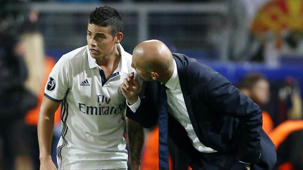 Zidane se volvió loco: no quiere dejar ir a James del Real Madrid