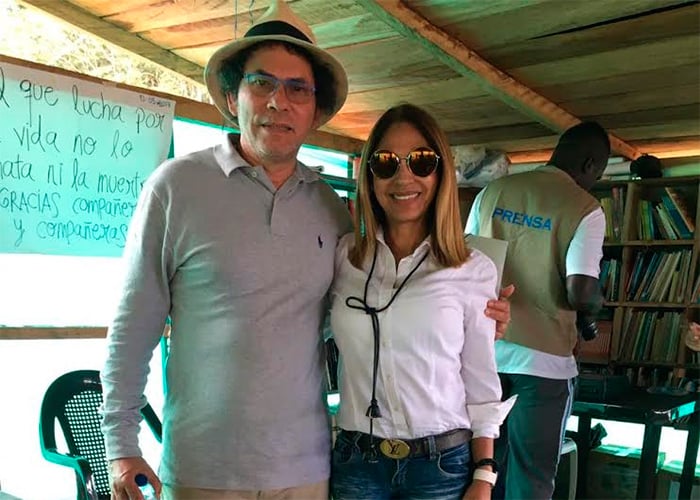 La reaparición de la ex parapolítica Rocío Arias en la entrega de armas de las Farc