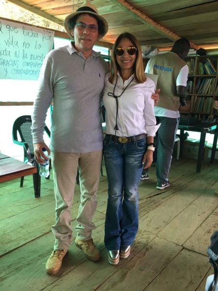  - La reaparición de la ex parapolítica Rocío Arias en la entrega de armas de las Farc