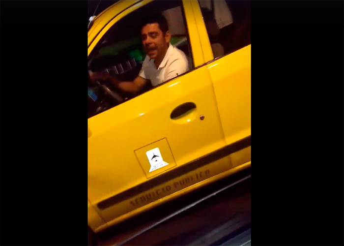 El acoso de un taxista a un padre y su hijo por pensar que eran Uber
