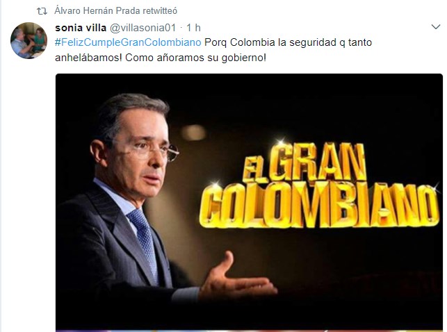  - La insoportable lambonería de un senador del Centro Democrático con Álvaro Uribe