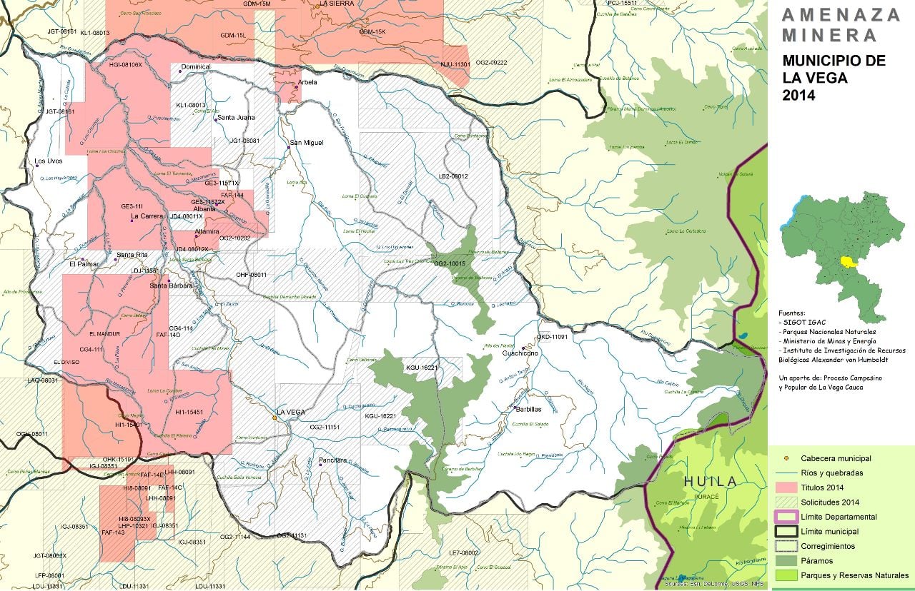 Por el agua y la vida, consulta popular en La Vega
