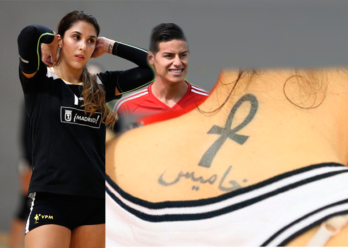 ¿Y ahora qué va a hacer Daniela Ospina con el tatuaje de James que tiene en el cuello?