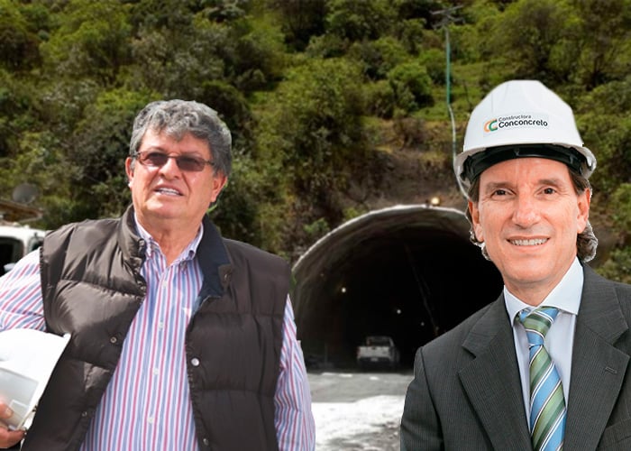 Conconcreto y Solarte, ambos con investigaciones en la Fiscalía, se quedaron con el Túnel de la Linea