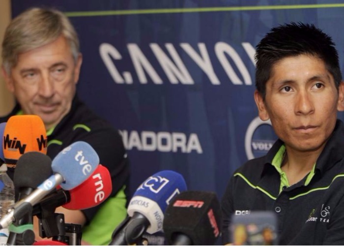 La traición del técnico del Movistar a Nairo: lo quiere echar del equipo