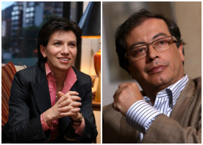 Claudia López le sacó la piedra a Gustavo Petro en Twitter