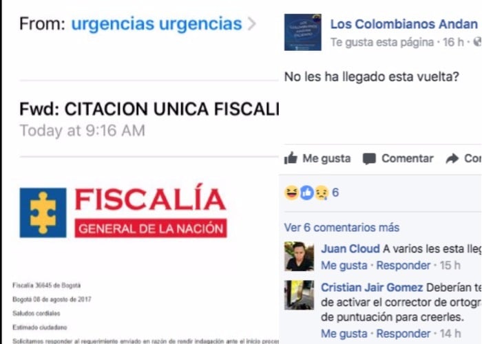 La falsa citación a la Fiscalía con la que nos quieren tumbar