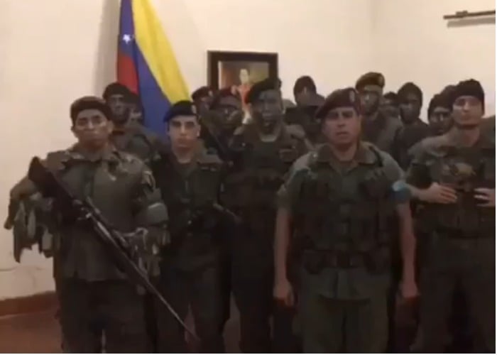 Levantamiento militar contra Maduro: Video del capitán rebelde