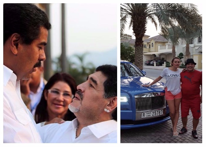 Maradona en Bentley es el mejor de los chavistas