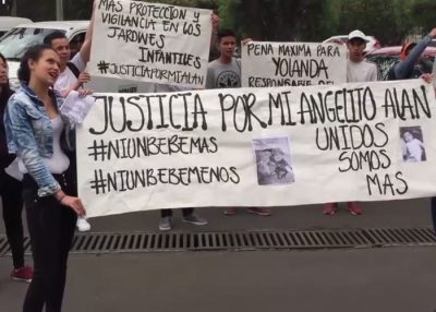 Madre ruega justicia por la muerte de su bebé en un jardín infantil