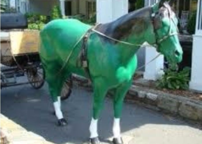 El caballo verde y la genética