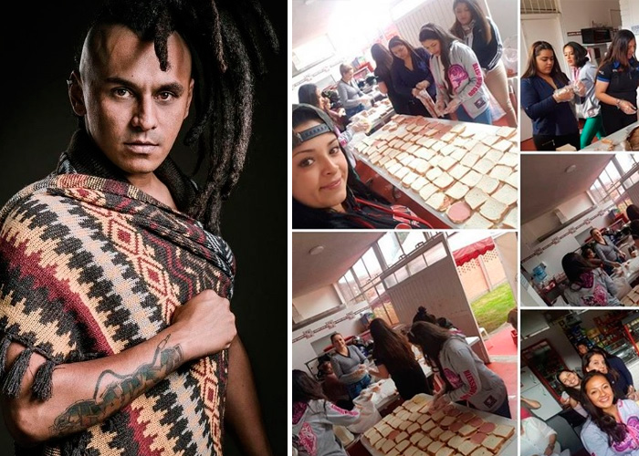 Chalmy Batz, el cantante que usa su música para ayudar