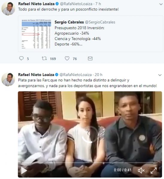  - Los 5 políticos colombianos más sosos en la redes