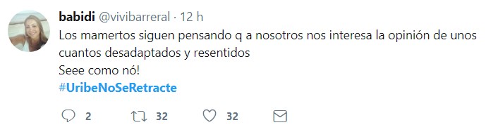  - “Faltaba más retractarse ante un patán como Daniel Samper” Los seguidores de Uribe le piden que no se retracte