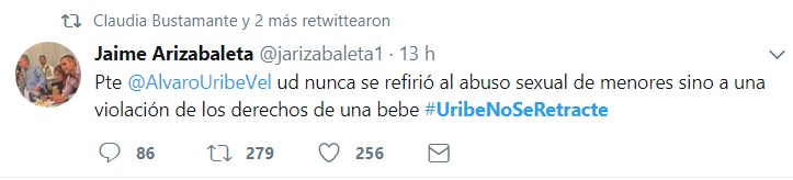  - “Faltaba más retractarse ante un patán como Daniel Samper” Los seguidores de Uribe le piden que no se retracte