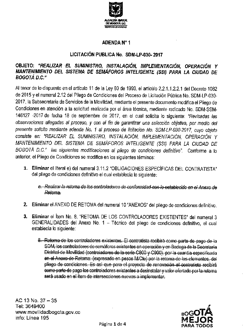  - Semaforización inteligente en Bogotá: cuando el moño es mejor que el regalo (II)