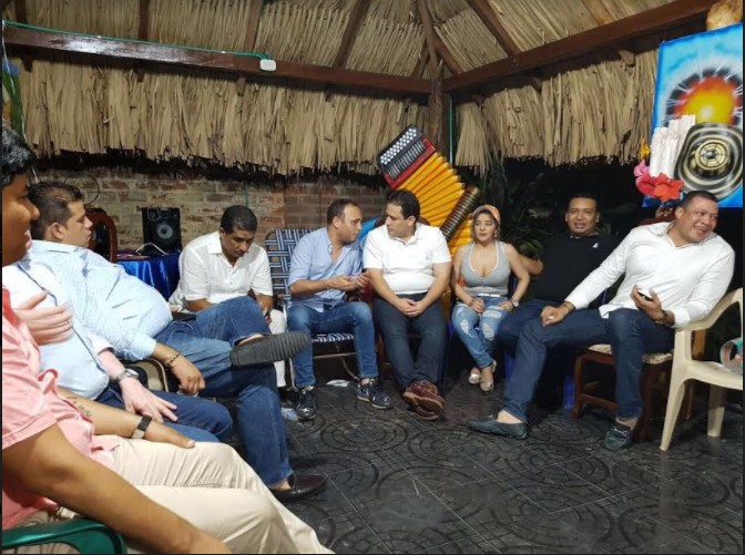 Cumbre de amigos de Kiko Gómez en el Festival Cuna de acordeones de Villanueva