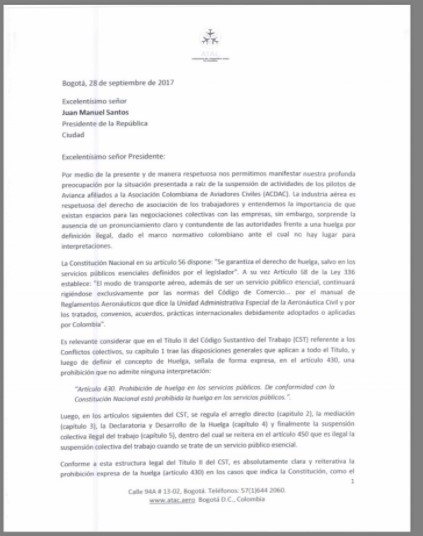  - Tirón de orejas al gobierno de las otras aerolíneas