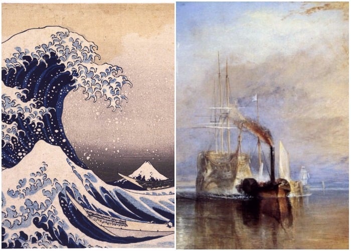 El mar: el arte de Oriente y Occidente