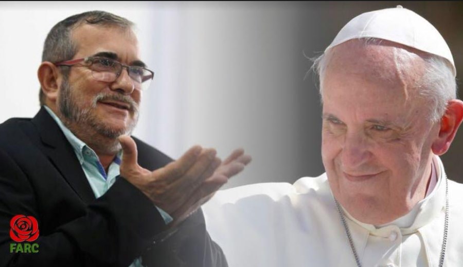 Timochenko también le escribió al papa: 