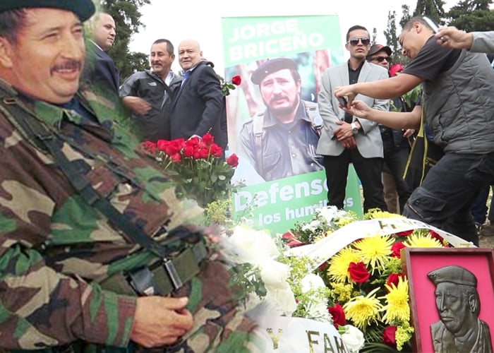 VIDEO: Con mariachis y llanto volvieron a enterrar al Mono Jojoy en Bogotá