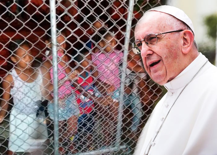 El alcalde de Cartagena encerró a los pobres para que no vean al papa