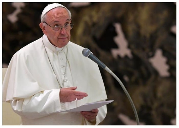 En su discurso en la Casa de Nariño, el papa prefirió citar más a Gabo que a la Biblia