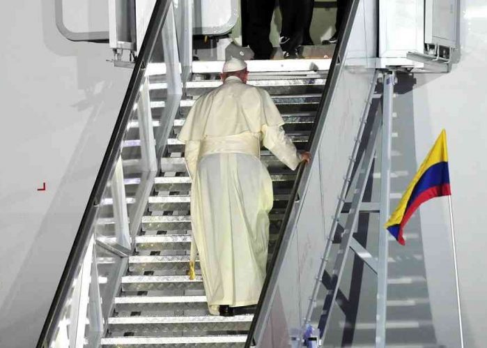 El papa se fue de Colombia sin haber conocido Chocó