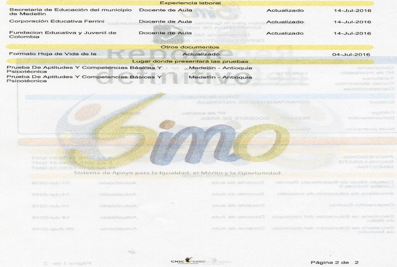  - "Esta vez no perdí el concurso docente, esta vez me robaron"