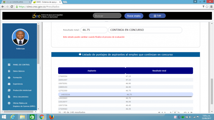  - "Esta vez no perdí el concurso docente, esta vez me robaron"