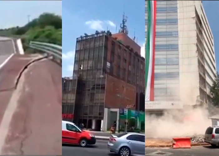 VIDEO: Los minutos que horrorizaron a México con un terremoto de 7.1M