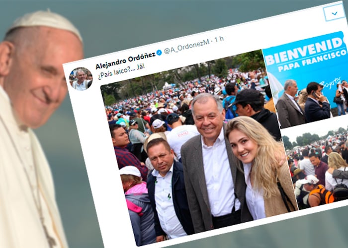 El desafiante mensaje de Ordóñez desde la misa del papa