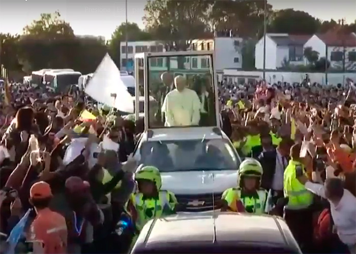 ¿El papa en peligro en Colombia por culpa de la pésima organización?