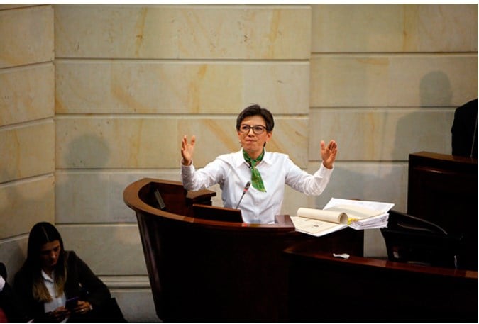 Claudia López con su tono dañó el debate contra la corrupción