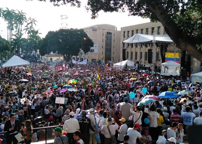 Marcha masiva por el agua en Bucaramanga, sigue la lucha ambiental y económica