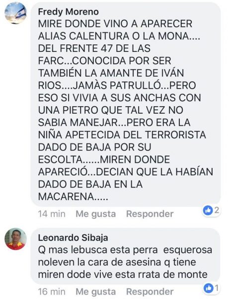  - Los señalamientos irresponsables de Nohora Tovar del Centro Democrático