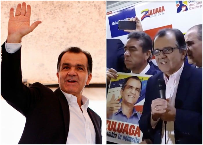 Óscar Iván Zuluaga espera ganar la presidencia en primera vuelta
