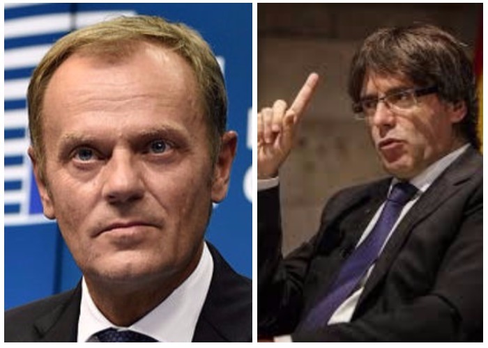 El polaco Donald Tusk que atajó a Carlos Puigdemont, el líder de la Indendencia de Cataluña
