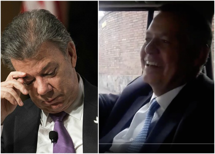VIDEO: Santos llamó por error a Ordóñez creyendo que todavía era el Procurador