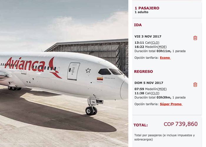 Avianca cobra hasta $3,5 millones por un viaje a Cali: ¿se están aprovechando del paro?