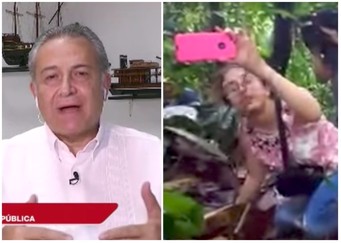 Con disparos al aire y granadas aturdidoras recibe la Policía a la ONU, la OEA y periodista: VIDEO