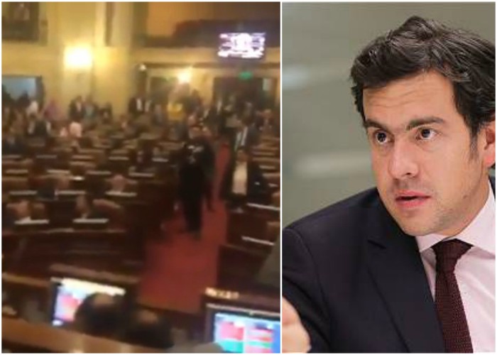 Rodrigo Lara intentó tumbar la Reforma Política a media noche en el Congreso. VIDEO