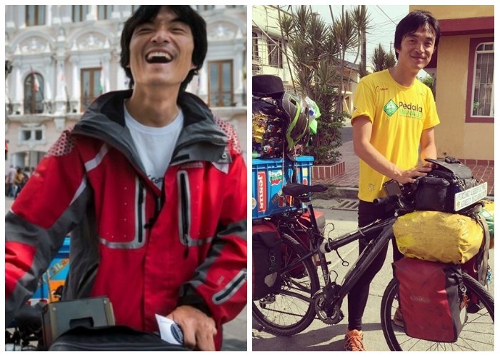 El coreano que recorrió medio mundo en bicicleta para que se la robaran en Bogotá