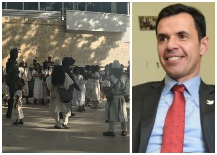 MinInterior deja plantados a 2.000 indígenas arhuacos y luego les manda el ESMAD