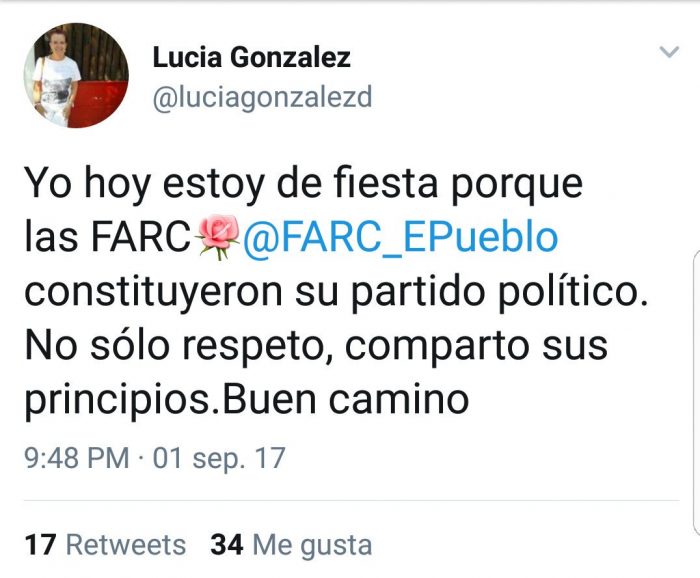  - El trino de Lucía González, una de las escogidas en la Comisión de la verdad, que encendió a los uribistas